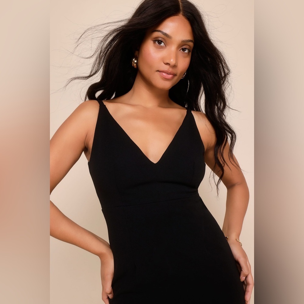 Lulus Melora black sleevelesss maxi dress Sz S NWOT - Picture 7 of 8